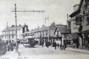 Station Road Taunton c 1903 Taunton Somerset