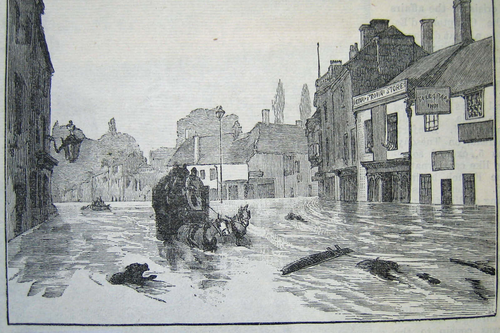 Tauntons Great Flood of 1889 Taunton Somerset
