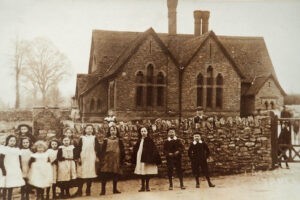 Trull School c 1908 Taunton Somerset