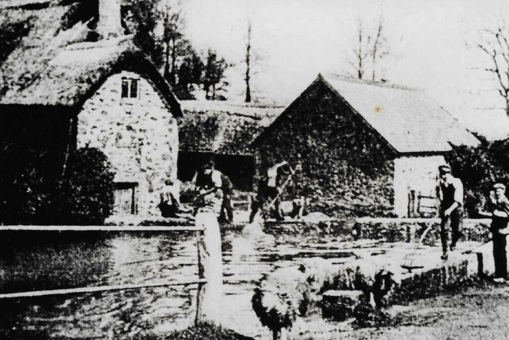 The Mill Pond with Staunton Cottage in the background