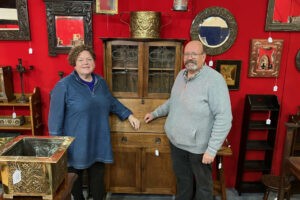 Amelia and Adrian Holt of Levels Antiques Somerset